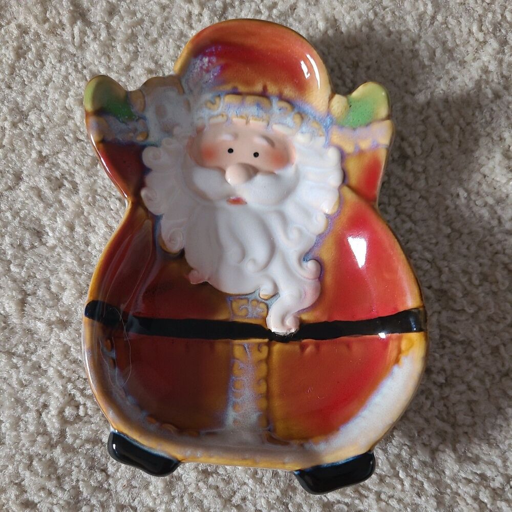 Gibson Santa Trinket or Candy Dish